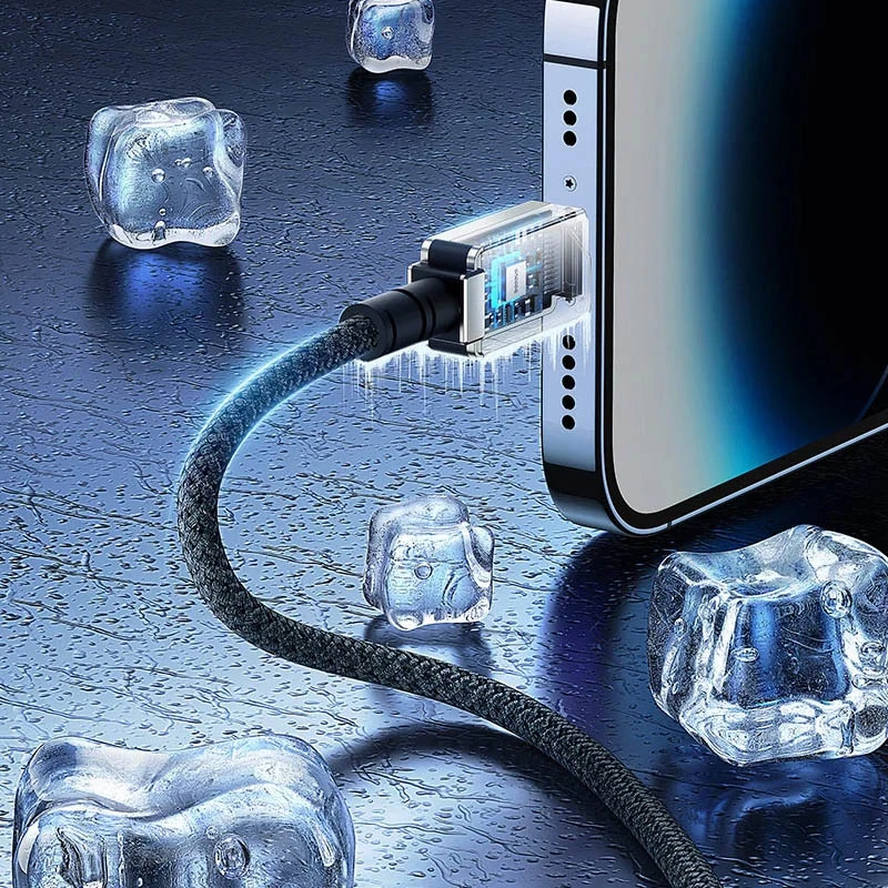 Дата кабель Baseus Unbreakable Series Fast Charging Type-C to Type-C 100W 1m (P10355800111-0) – Black. Фото 6 з 7