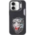 TPU+PC чохол з тваринами для Apple iPhone 16 – Black Tiger. Фото 5 з 10