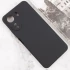 Кольоровий силіконовий чохол GETMAN на Xiaomi Poco C65 – Чорний / Black. Фото 4 з 12