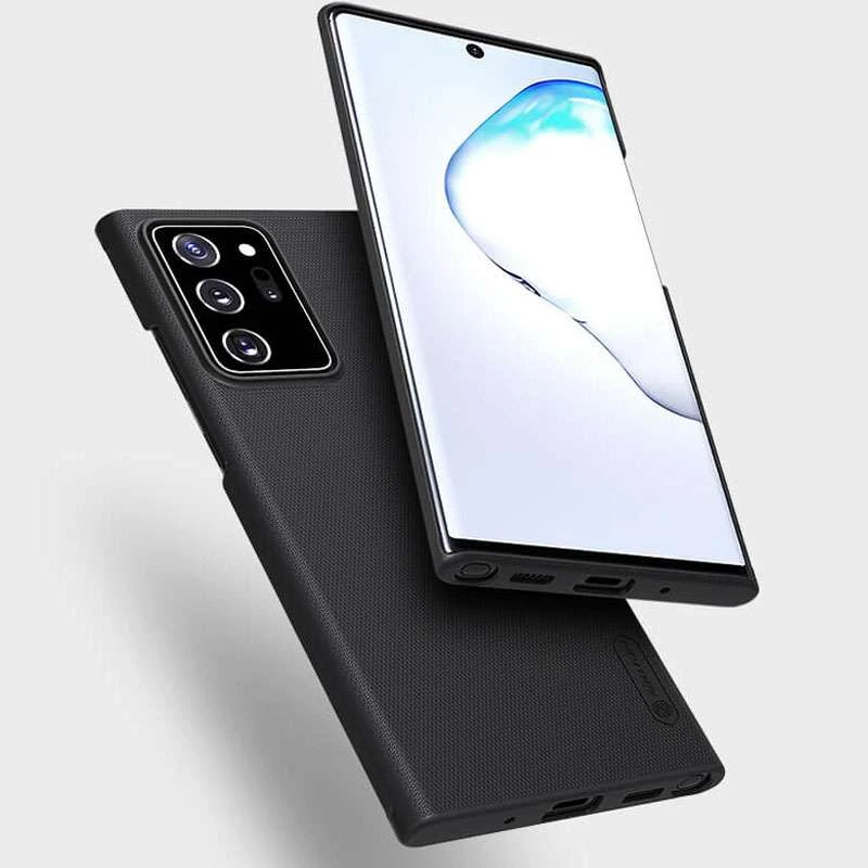 Пластикова накладка Nillkin Frost на Samsung Galaxy Note 20 Ultra – Чорний. Фото 4 з 8