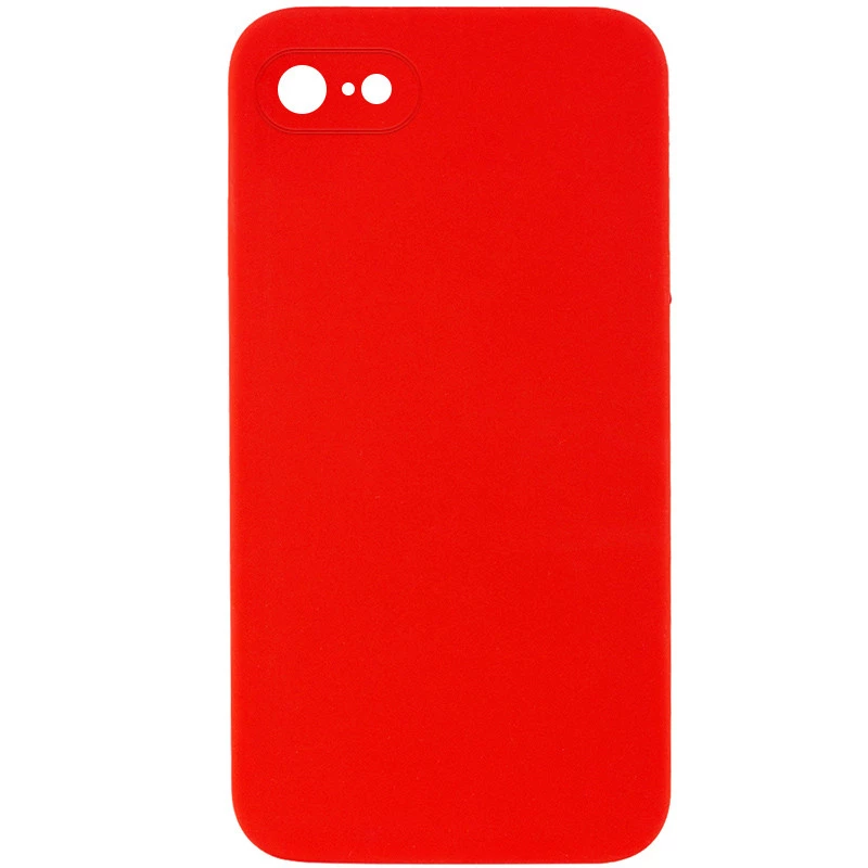 Чохол Silicone Case Square L з захистом камери на Apple iPhone 7 / 8 (4.7") – Червоний / Red. Фото 1 з 3