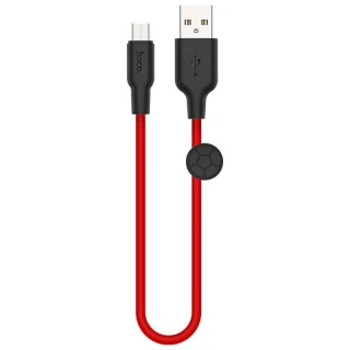 Дата кабель Hoco X21 Plus Silicone MicroUSB Cable (0.25m) фото 1 з 3