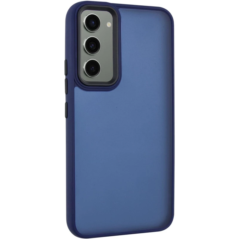 Чехол TPU+PC Lyon Frosted на Samsung Galaxy A15 4G/5G – Синий / Navy Blue. Фото 2 из 12