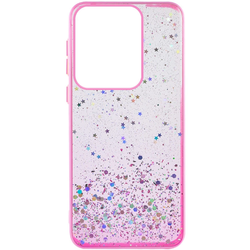 Чохол з блискітками для Xiaomi Redmi Note 13 Pro 4G – Рожевий. Фото 2 з 3