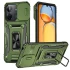 Ударостійкий чохол Square Ring зi шторкою на камеру на Xiaomi Poco C75 – Оливковий / Army Green. Фото 2 з 2