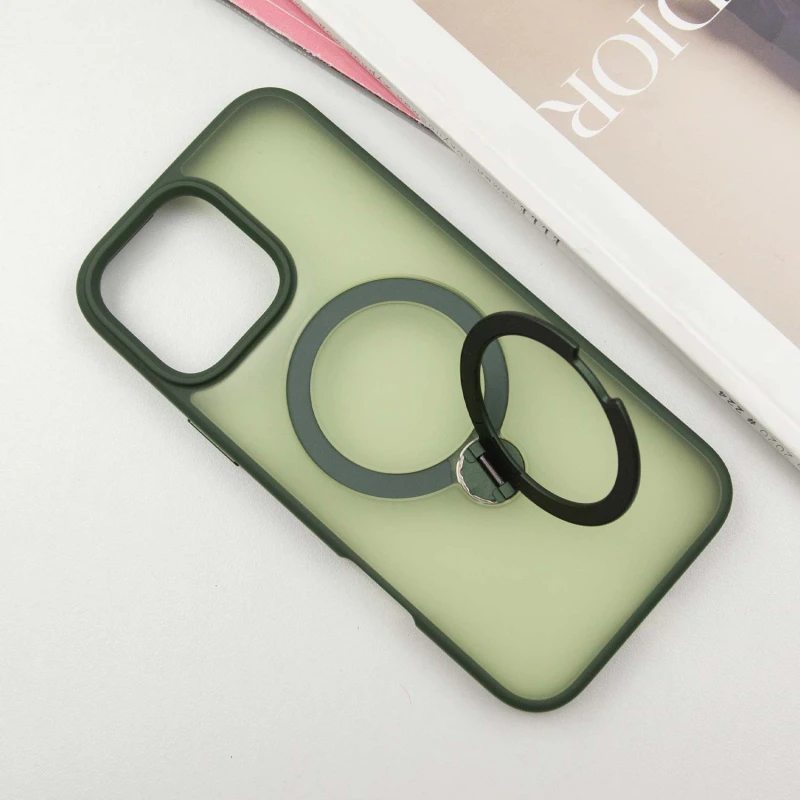 Чехол Ummi Colorful with MagSafe HQ Ring для Apple iPhone 16 Pro Max – Green. Фото 3 из 7