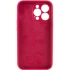 Чохол з захистом камери Silicone Case для Apple iPhone 13 Pro (6.1") – Червоний / Rose Red. Фото 2 з 3