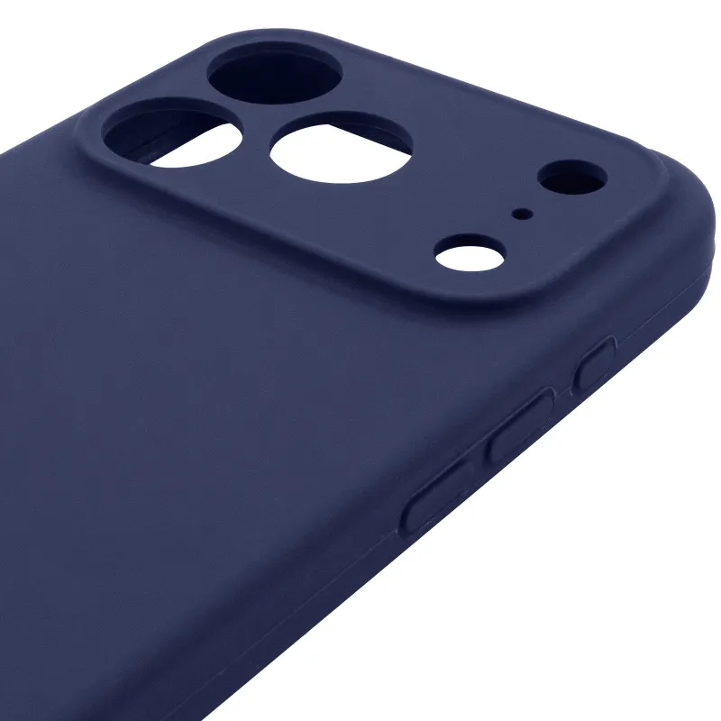 Чехол Silk Full Camera Protective (AA) NO LOGO для Apple iPhone 17 Pro Max (6.9") – Синий / Deep navy. Фото 4 из 5