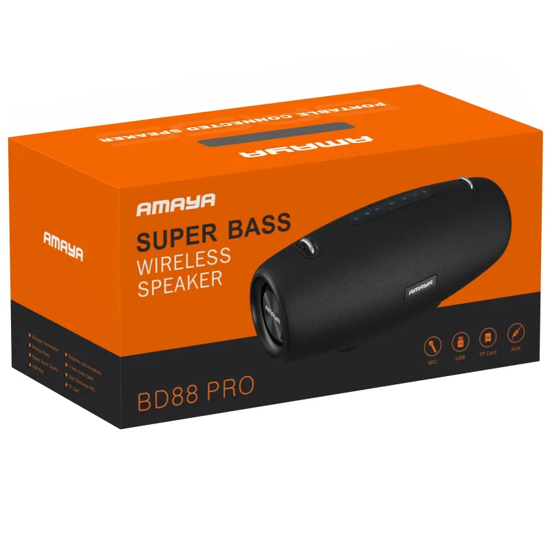 Bluetooth Колонка Amaya BD88 Pro 60W – Black. Фото 2 з 2