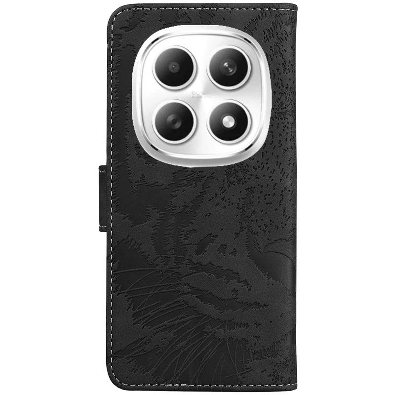 Шкіряний чохол-книжка Tiger для Xiaomi Redmi Note 15 4G/5G (EU) – Black. Фото 2 з 7