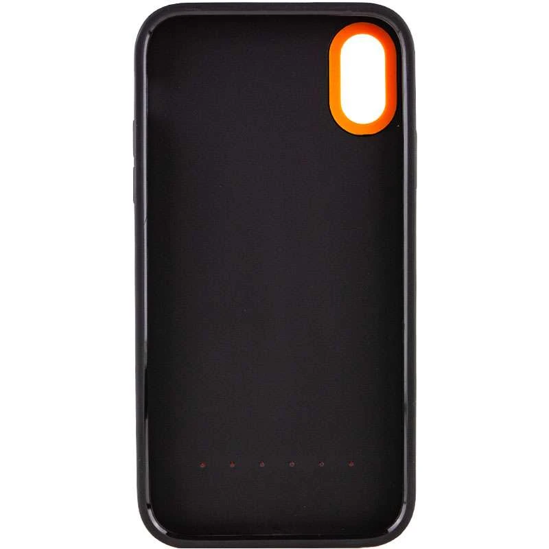 Двоколірний чохол Bichromatic на Apple iPhone X (5.8") – Black / Orange. Фото 3 з 5