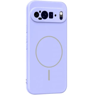 Чохол Silicone Cover Lakshmi Full Camera (AA) with Magnetic Fit для Google Pixel 9 Pro XL — Бузковий / Dasheen
