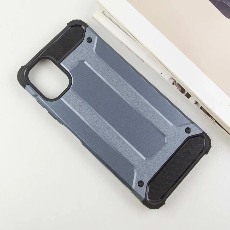 Протиударний чохол з посиленими кутами Immortal на Samsung Galaxy A07 – Сірий / Metal slate. Фото 3 з 6