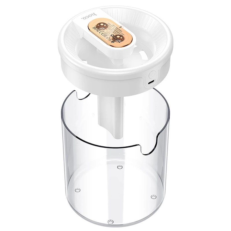 Зволожувач повітря Hoco HX31 Dual spray humidifier with digital display – White. Фото 5 з 8