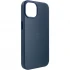 Шкіряний чохол Silicone Case Soft з MagSafe на Apple iPhone 14 (6.1") – Indigo Blue. Фото 5 з 8