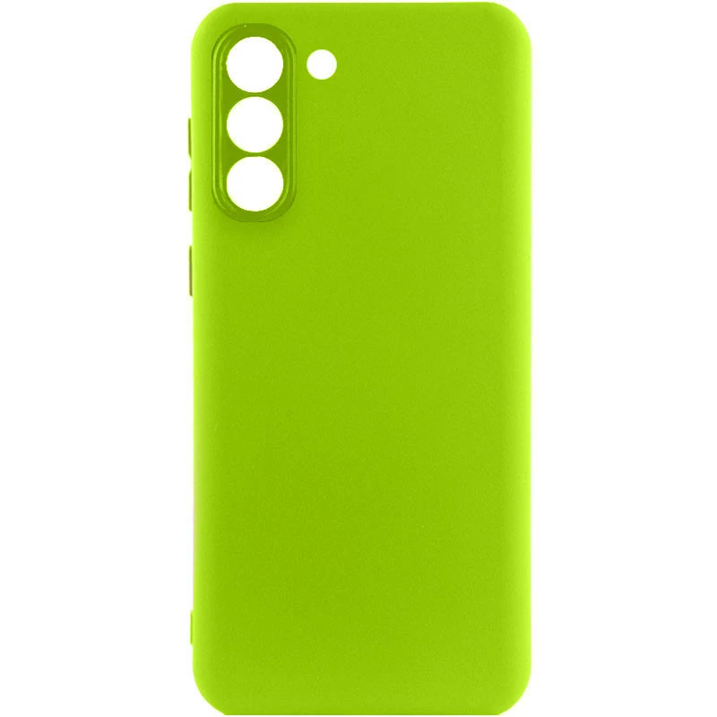 

Чехол Silicone Case Lakshmi с закрытой камерой для Samsung Galaxy S22 (Салатовый / Neon Green), Салатовий / neon green