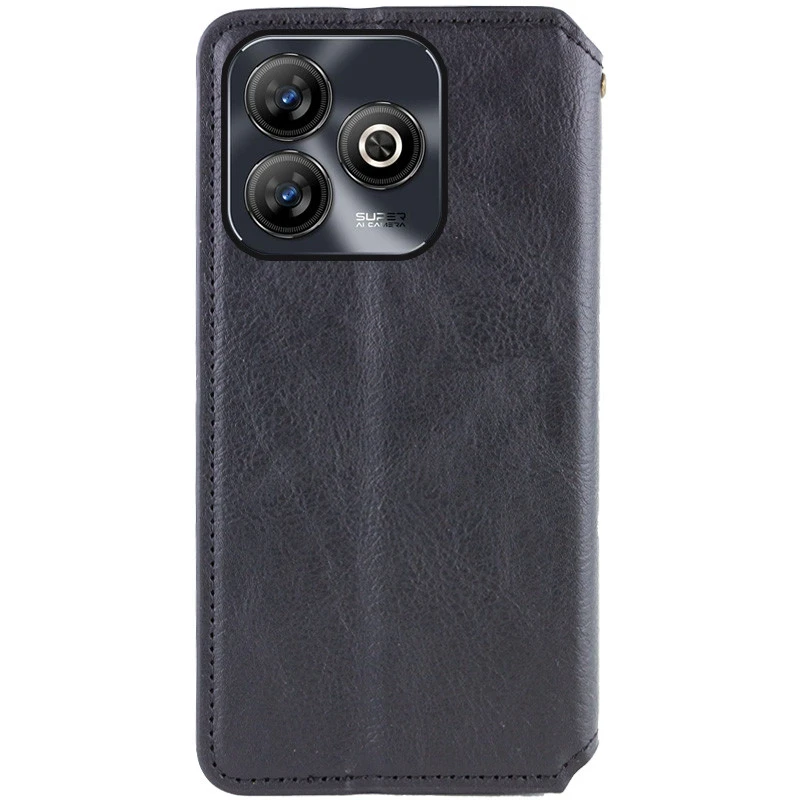 Чохол книжка GETMAN Cubic для ZTE Blade A75 4G – Чорний. Фото 5 з 7