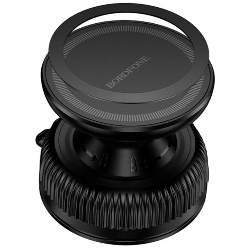 Автотримач Borofone BH139 Rider Vacuum Suction Magnetic – Black. Фото 4 з 5