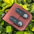 Кожаный футляр Briefcase для наушников AirPods 1/2 – Brown / Black. Фото 3 из 3