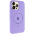 Чехол Silicone Case Full Protective (AA) V2 with MagSafe для Apple iPhone 16 Pro – Сиреневый / Dasheen. Фото 3 из 13
