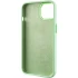 Чохол Silicone Case з металевими кнопками на Apple iPhone 12 Pro Max (6.7") – Зелений / Pistachio. Фото 6 з 9