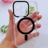 TPU чехол с цветной окантовкой камеры с MagSafe для Apple iPhone 12 Pro (6.1") – Черный. Фото 4 из 4