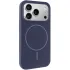 Чехол Silk Full Protective (AA) NO LOGO with Magnetic Fit для Apple iPhone 18 Pro – Темно-синий / Midnight blue. Фото 1 из 1