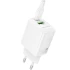 МЗП Borofone BN29 Fuente PD30W+QC3.0 (1USB-A/1C) – White. Фото 3 з 4