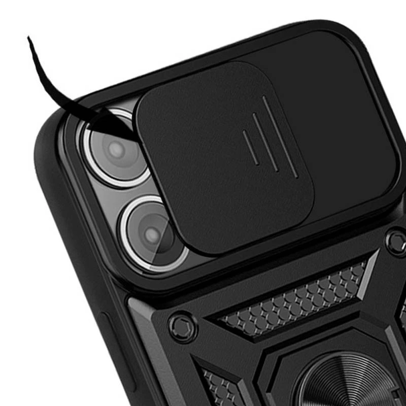 Протиударний чохол Serge Ring з захистом камери на Apple iPhone 11 Pro (5.8") – Чорний. Фото 11 з 13