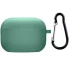 Силіконовий футляр з мікрофіброю для навушників Airpods 4 – Зелений / Pine Needle. Фото 1 з 4