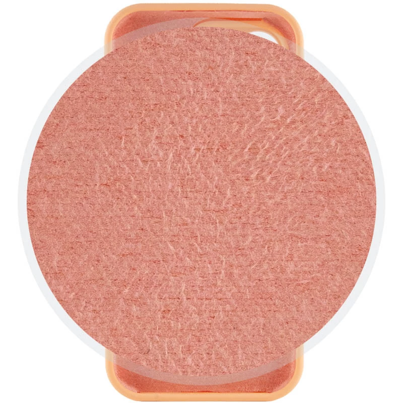 Чехол Silicone Case с защитой камеры для Apple iPhone 15 Pro Max (6.7") – Оранжевый / Cantaloupe. Фото 5 из 7