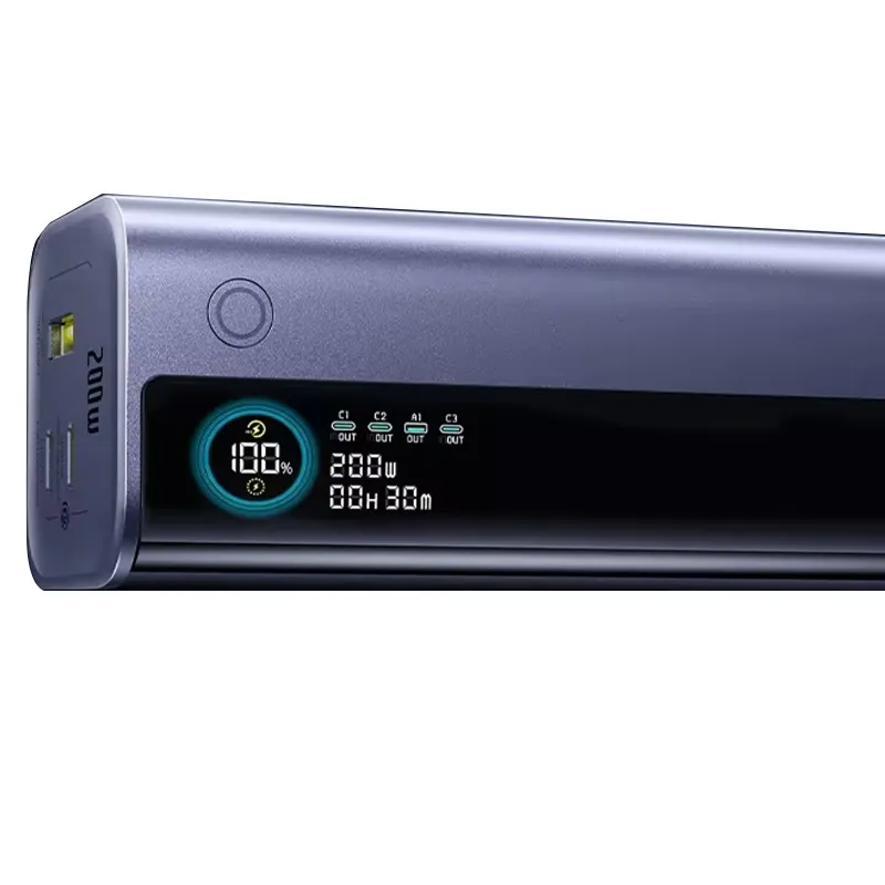 Портативное ЗУ Power Bank Baseus EnerGeek GR11 PD200W with cable 25000 mAh – Space Grey. Фото 4 из 4