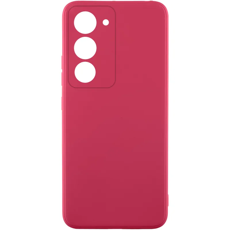 Цветной силиконовый чехол с защитой камеры для Xiaomi Redmi 15 4G (Global) / 5G – Бордовый / Burgundy. Фото 1 из 1