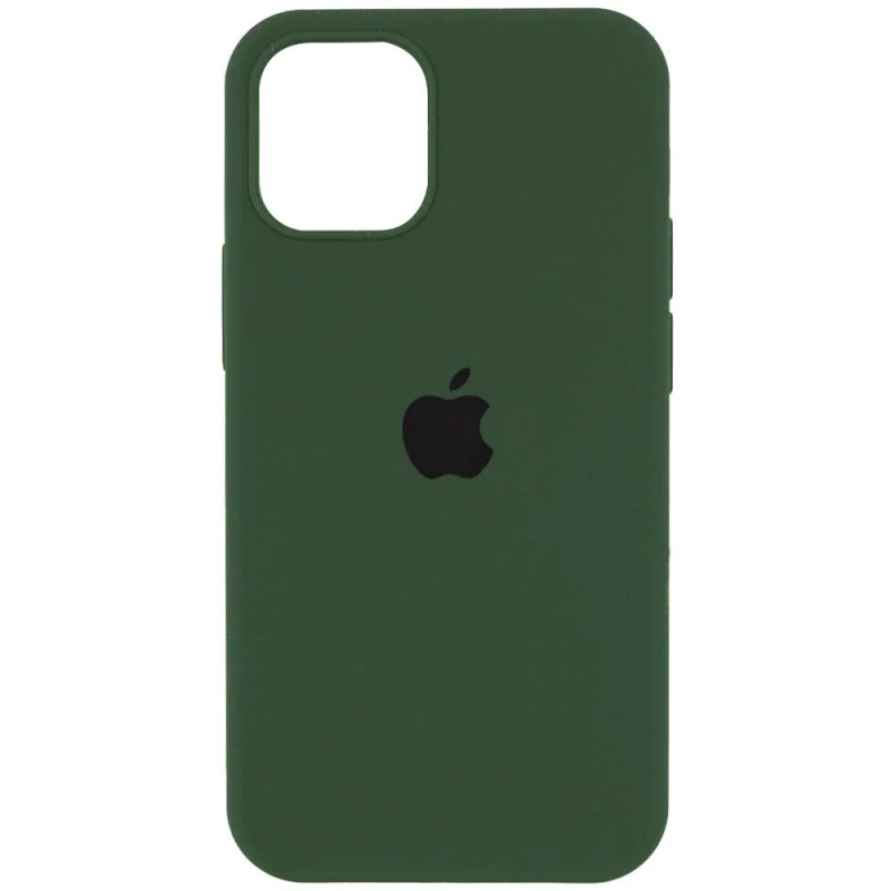 

Чохол Silicone Case з закритим низом на Apple iPhone 13 Pro (6.1") (Зелений / Army green)
