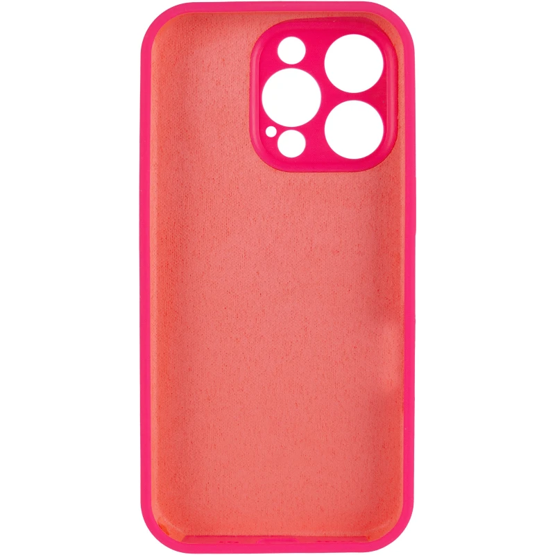 Чехол Silk Full Camera Protective (AA) NO LOGO для Apple iPhone 15 Pro Max (6.7") – Розовый / Barbie pink. Фото 6 из 7