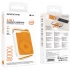 Портативний ЗП Power Bank BOROFONE BJ69 Skillful PD20W з БЗП 10000 mAh – Milky White. Фото 4 з 4