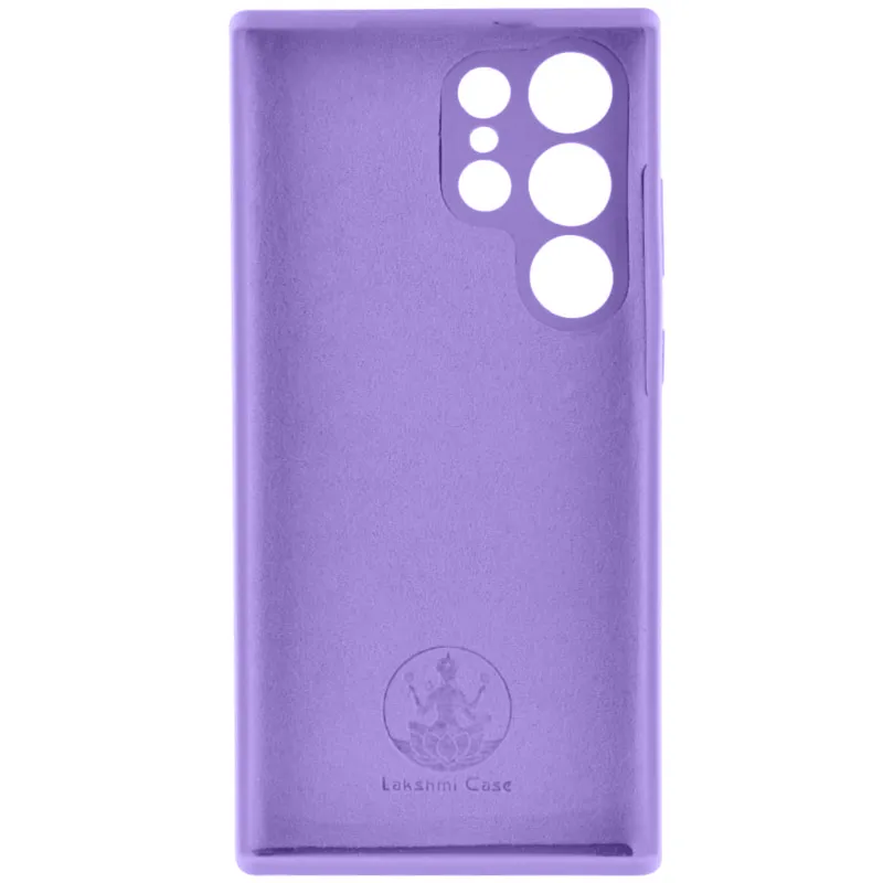 Чохол Silicone Case Lakshmi Premium із закритою камерою для Samsung Galaxy S25 Ultra – Бузковий / Dasheen. Фото 5 з 11