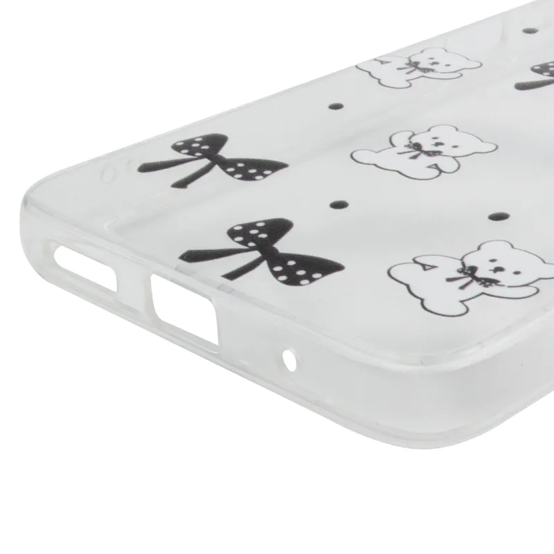 Чохол TPU Clear Joy для Motorola Moto G17 Power – Teddy Bows. Фото 6 з 6