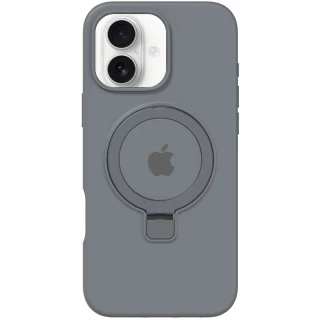 Силіконовий чохол Full Protective з кільцем-тримачем Apple iPhone 16 фото 1 з 4