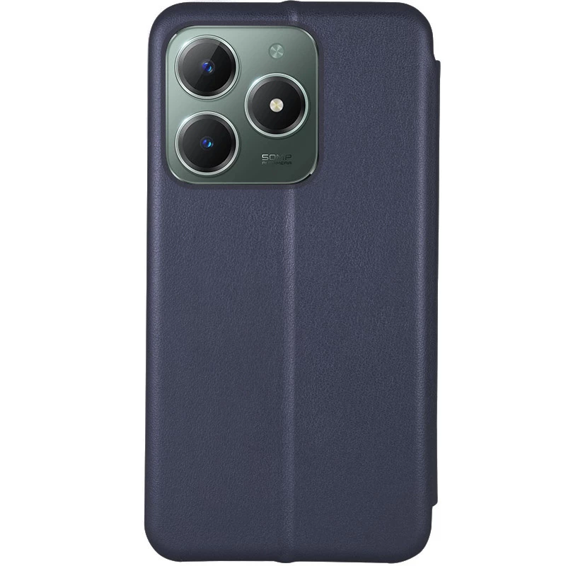 Чохол-книжка класичний на Realme C61 – Темно-синій. Фото 3 з 3
