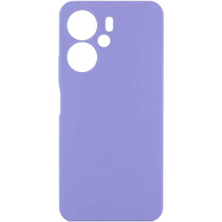Чохол Silicone Case Lakshmi Premium із закритою камерою для Xiaomi Redmi 13C — Бузковий / Dasheen