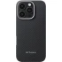 Чохол Aramid Fiber PTK Premium with MagSafe (NFC) для Apple iPhone 16 Pro Max – Black / Grey. Фото 2 из 2