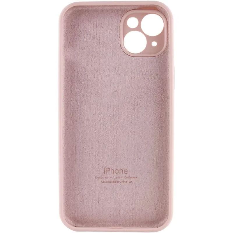 Чехол Silicone Case с защитой камеры для Apple iPhone 14 Plus (6.7") – Розовый / Pink Sand. Фото 6 из 8