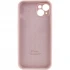 Чехол Silicone Case с защитой камеры для Apple iPhone 14 Plus (6.7") – Розовый / Pink Sand. Фото 6 из 8