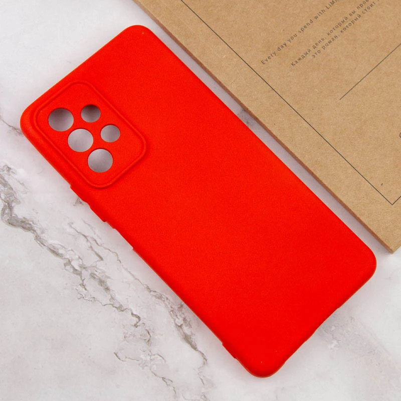 Чехол Silicone Case Lakshmi с закрытой камерой для Samsung Galaxy A13 4G – Красный / Red. Фото 6 из 7