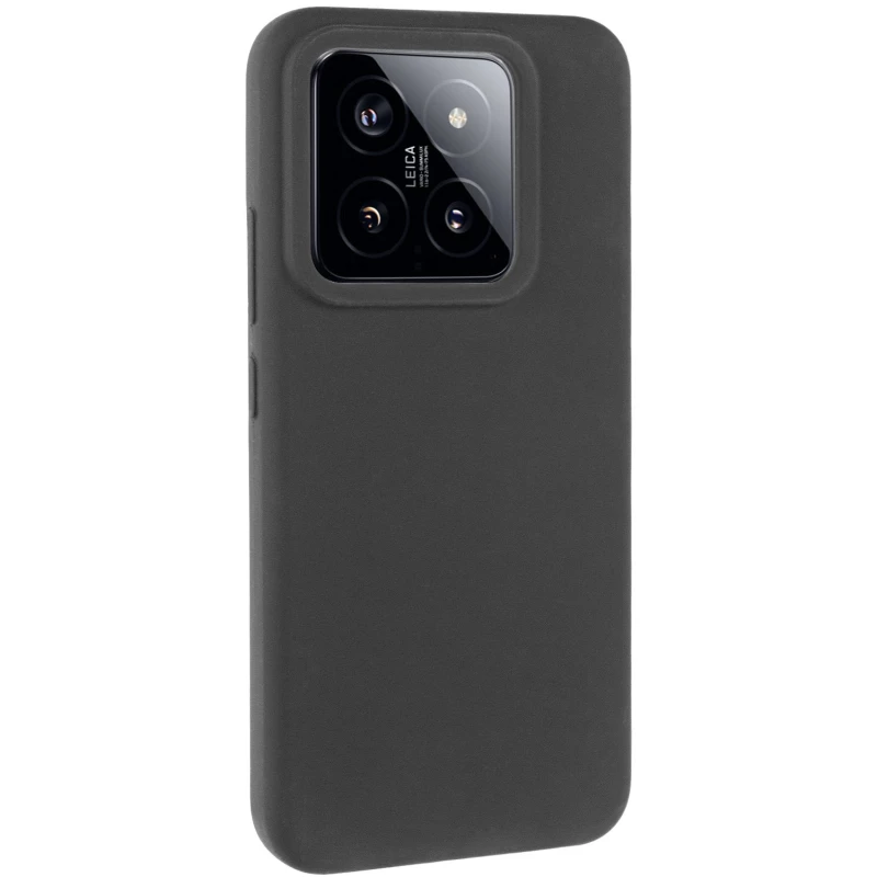 Чехол Silicone Case Lakshmi Premium на Xiaomi 14 Pro – Черный / Black. Фото 2 из 10