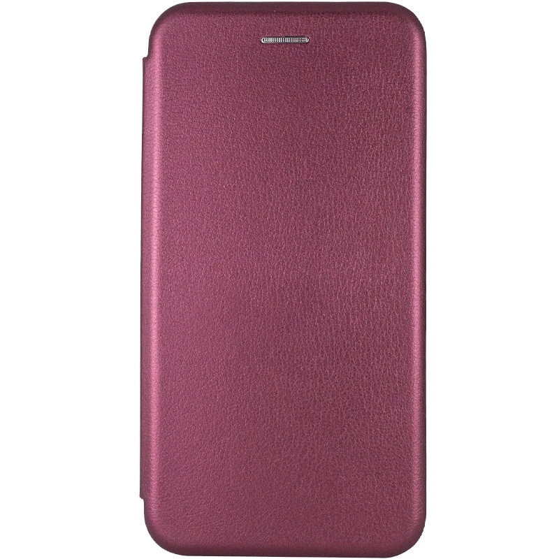 Чехол-книжка классический для TECNO Spark Go 1 – Бордовый. Фото 1 из 3