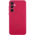 Силиконовый чехол Lakshmi MagFit с защитой камеры для Samsung Galaxy S25 – Красный / Rose Red. Фото 1 из 5