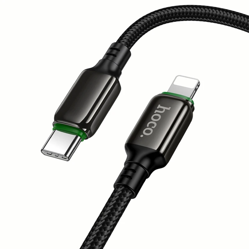 Дата кабель Hoco X127 Exceed Type-C to Lightning PD30W (1m) – Black. Фото 6 из 6
