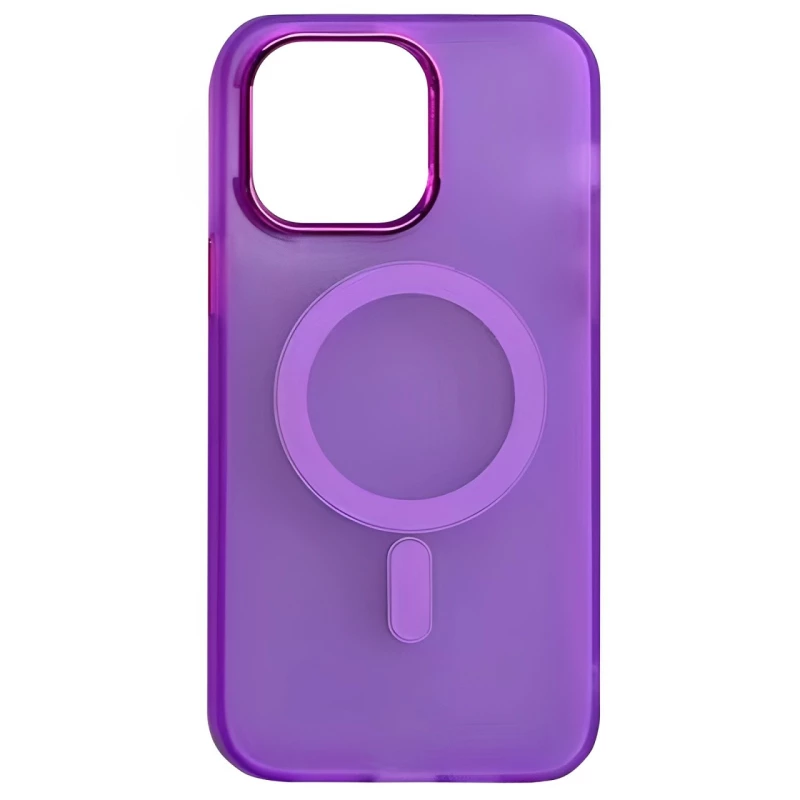 

Цветной TPU+PC с MagSafe на Apple iPhone 13 Pro Max (6.7") (Purple)